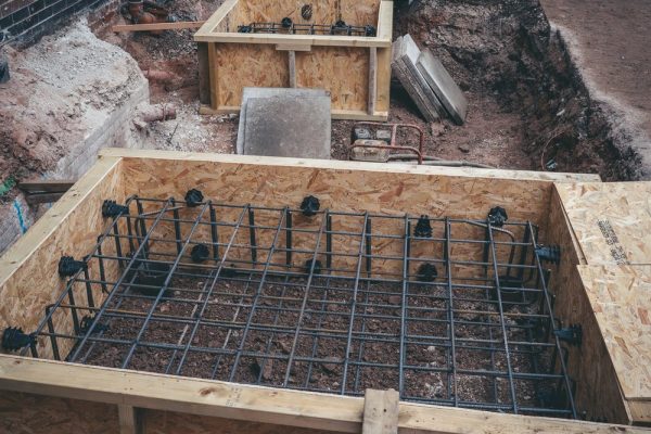 Prefabricated cages for pile caps shuttered in Chester